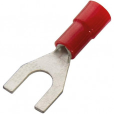 Haupa Gabelkabelschuh isoliert 0,25 - 1,5 mm² M3 PVC rot (100 Stk)