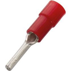 Haupa Stiftkabelschuhe isoliert 0,25-1,5mm² rot (100 Stk) Haupa Stiftkabelschuhe isoliert 0,25-1,5mm² rot (100 Stk)