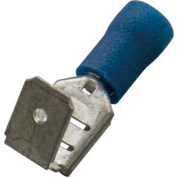 Haupa Flachsteckhülse isoliert 1,5-2,5/6,3x0,8 blau (100 Stk) Haupa Flachsteckhülse isoliert 1,5-2,5/6,3x0,8 blau (100 Stk)