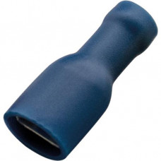 Haupa Flachsteckhülse vollisoliert 1,5-2,5/6 3x0,8 blau (100 Stk)