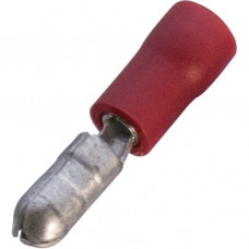 Haupa Rundstecker isoliert 0,25-1,5 4 mm rot (100 Stk)