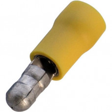 Haupa Rundstecker isoliert 2,5-6 5 mm gelb (100 Stk)