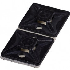 Haupa Klebesockel schwarz bis 3,6mm 19x19mm