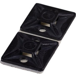 Haupa Klebesockel schwarz bis 3,6mm 19x19mm Haupa Klebesockel schwarz bis 3,6mm 19x19mm