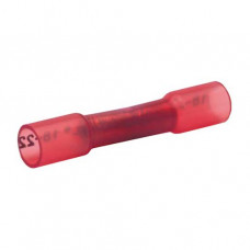 Intercable Isolierter Stoßverbinder mit Schrumpfisolation 0,5-1 mm² rot (100 Stk)