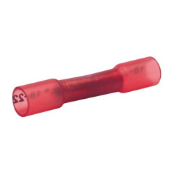 Intercable Isolierter Stoßverbinder mit Schrumpfisolation 0,5-1 mm² rot (100 Stk) Intercable Isolierter Stoßverbinder mit Schrumpfisolation 0,5-1 mm² rot (100 Stk)