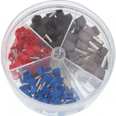 Haupa Aderendhülse Twin in Streudose 0,75-2,5 mm² VPE: Packung (150 Stk)