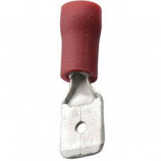 Haupa Flachstecker isoliert 0,5-1 mm² 6,3x0,8 rot