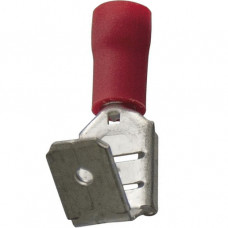 Haupa Flachsteckhülse mit Abzweig 0,25-1 mm² 6,3x0,8 rot