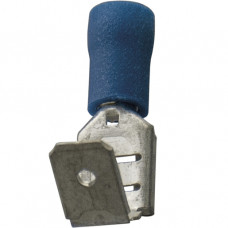 Haupa Flachsteckhülse mit Abzweig 1,5-2,5 mm² 6,3x0,8 blau
