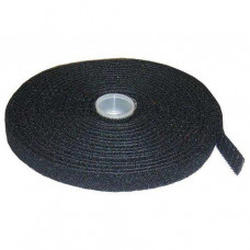 Teracon Klettband 12 mm Rolle schwarz VPE: Packung (5 m)