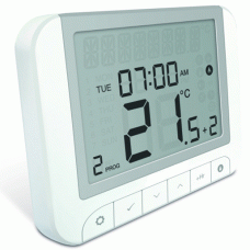 Salus Controls Digital program. Funk-Raumthermostat speziell für elektr. Heizungen 868 Mhz (NEUTRAL)