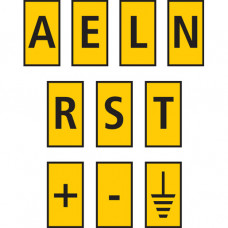 HellermannTyton Kennzeichnungsclip WIC1 AELNRST+ERDE"ye VPE: Packung (200 Stk)