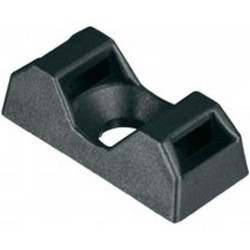 HellermannTyton Befestigungssockel für Kabelbinder Q-TIES 21 x 95 mm schwarz