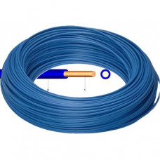Kabel & Leitungen PVC Aderleitung Ye 1,5 mm² H07V-U blau (100 m Bund)