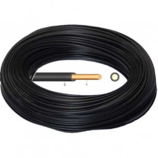 Kabel & Leitungen PVC Aderleitung Ye 1,5 mm² H07V-U schwarz (100 m Bund)