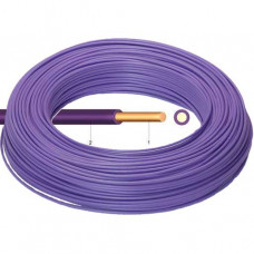 Kabel & Leitungen PVC Aderleitung Ye 1,5 mm² H07V-U violett (100 m Bund)