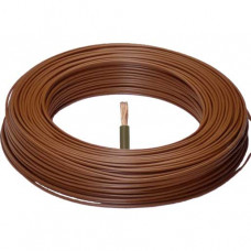 Kabel & Leitungen PVC Aderleitung Yf 1,5 mm² H07V-K braun