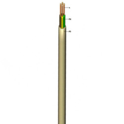 Kabel & Leitungen PVC Fernmelde-Schlauchdraht YYSCH 2x0,6 mm² (1 m)