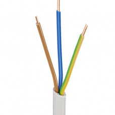 Kabel & Leitungen PVC Mantelleitung YM-J 3x1,5 mm² RE hellgrau
