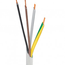 Kabel & Leitungen PVC Schlauchleitung YMM-J 4x1,5 mm² hellgrau