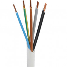 Kabel & Leitungen PVC Schlauchleitung YMM-J 5x1,5 mm² hellgrau