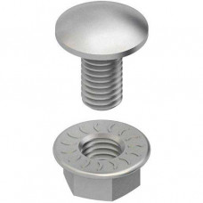 Niedax Flachrundkopfschraube M6 ähnl. DIN 603 Länge 12 mm Stahl ( 100 Stk)