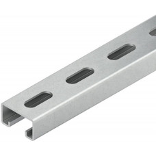 Niedax Ankerschiene C-Profil Schlitzweite 18 mm 40x22x2000 mm gelocht bandverzinkt