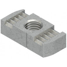 Niedax Gleitmutter Gewinde M10 für Schlitzweiten 18mm, 22mm, 26mm Stahl feuerverzinkt (100 Stk)