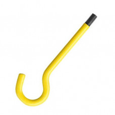 Kaiser Leuchtenhaken M5 Schaft 55 mm Stahl feuerverzinkt Kunststoffmantel