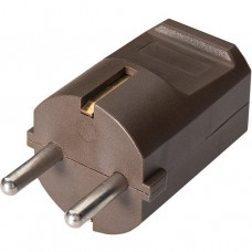 Kaiser SCHUKO-Stecker ohne Tülle 16A 250V Z519OT braun