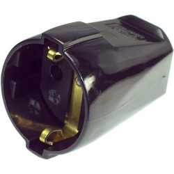 Kaiser Kupplung mit Schutzkontakt 16A 230V IP20 544OT schwarz