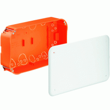 Kaiser Hohlwand Verbindungskasten 240 x 140 x 72 mm mit Deckel m. Geräteschrauben A9192-91