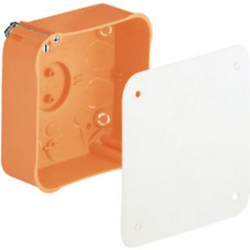 Kaiser Hohlwand Verbindungskasten 107 x 107 x 53 mm mit Deckel m. Geräteschrauben A9195-91