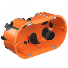 Kaiser Hohlwand Gerätedose 2-fach O-range ECON 2 luftdicht A9252-22