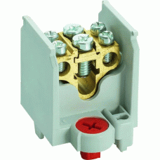 Kleinhuis Hauptleitungs-Abzweigklemmen 25 mm² HLAK 25-1/2/25 M2 grau 25