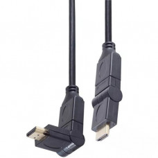 S-Impuls HDMI Anschlusskabel Winkelstecker CO 77472-7 SW 2,0 m