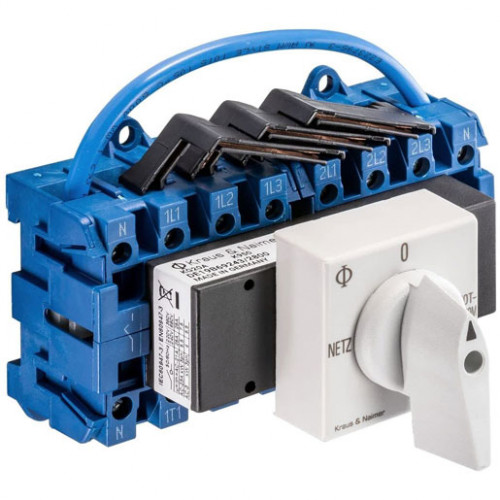 Kraus & Naimer NETZ-0-NOTSTROM Umschalter 4-polig 25A Schnappbef. KG20A.T904.VE2.F437