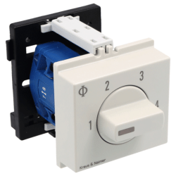 Kraus & Naimer Stufenschalter 1-polig 20A 4 Stufen ohne 0-Stellung 60° Reiheneinbau CG8.A231.VE21 Kraus & Naimer Stufenschalter 1-polig 20A 4 Stufen ohne 0-Stellung 60° Reiheneinbau CG8.A231.VE21