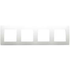 Legrand Niloe Rahmen 4-fach für horizontale und vertikale Montage ultraweiß 665004