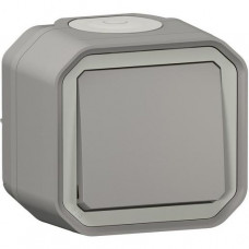 Legrand Plexo New Feuchtraum-Aufputz Taster 10 A Steckklemmen (SL) IP55 IK08 Grau