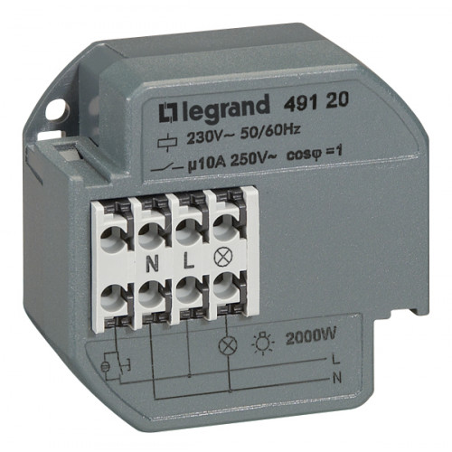 Legrand Stromstoßschalter 1 Schließer 230 V UP-Dose 10 A