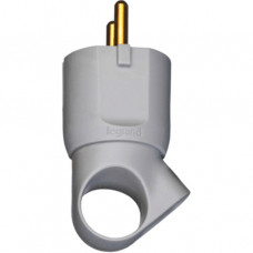 Legrand Stecker mit Abzug 16A 250V 50324 grau