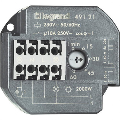 Legrand Treppenlichtzeitschalter 1 Schließer 230V 10A elektronisch UP Nulldurchgangsschalter