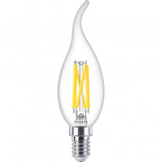 Philips LED-Kerzenlampe MASTER LEDCandle 2,5-25W E14 827 BA35 CL G 340lm 2700K DimTone
