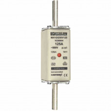 Mersen NH-Sicherung gG Gr.1 500VAC/250VDC 125A mit spannungsführenden Grifflaschen (3 Stk)