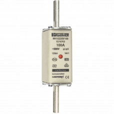 Mersen NH-Sicherung gG Gr.1 500VAC/250VDC 100A mit spannungsführenden Grifflaschen (3 Stk)