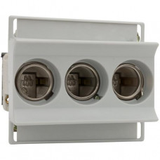Mesen NEOZED Sicherungssockel D02 E18 63A 3-polig 400VAC mit Berührungsschutzdeckel 01731.472000 F.HS