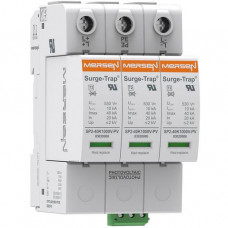 Mersen PV-Überspannungsableiter Typ 2 40kA 1000V DC 3-polig 3TE steckbar mit Fernanzeige STPT2-40K1000V-YPVM