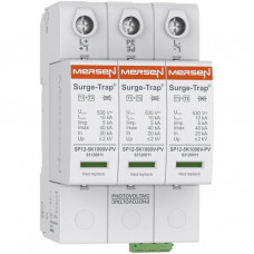 Mersen PV-Überspannungsableiter Typ 1+2 5kA 1000V DC 3-pol 3TE steckbar mit Fernanzeige STPT12-5K1000V-YPVM